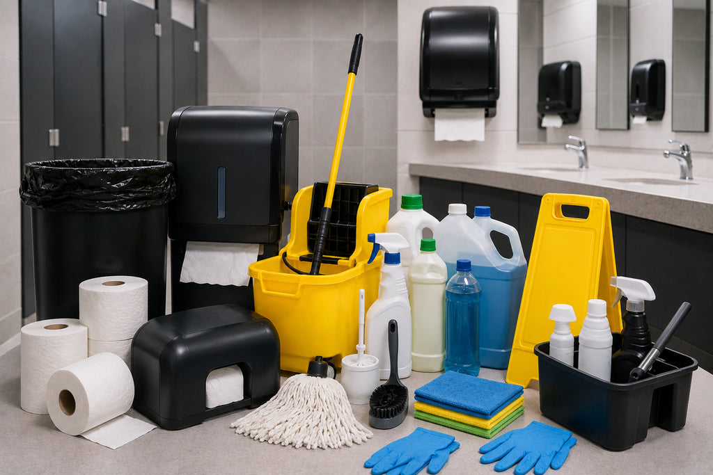 What Janitorial Supplies Do I Need for a Commercial Bathroom?