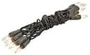 5 10 Bulb 4" Bulb 24" Novelty Lights feet Clear Mini Light String on Brown Wire, Non-Connectable Incandescent Fairy