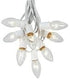 C9 Set 25 Bulbs 25' Novelty Lights Clear Hanging Incandescent Christmas String Lights - Retro Traditional