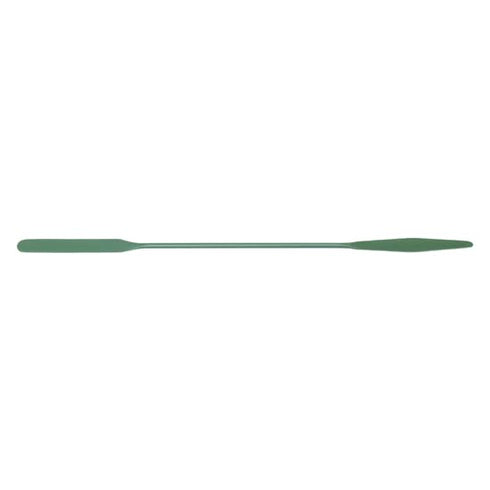 PTFE Coated Lab Spatula - 1.5" Flat Taper & 1.25" Flat Round Ends, 1/Pk