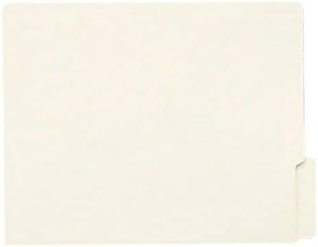 Smead End Tab File Folder, 1/3-Cut Tab, Manila, Letter Size, 100 per Box