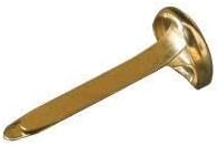 School Smart Brass Plated Fasteners, 3/4 inch, Box of 100 (059949), Maroon