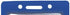 Vertical Badge Holder Frame, Pre-Punched Credit Card Size ID Holder for Lanyards, Chains, or Clips - Royal Blue (50