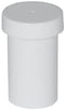 EZY DOSE Ointment Jar, Leak-Proof Container for Creams & Balms, 1/2 oz Capacity, White (Pack of 12)