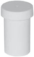 EZY DOSE Ointment Jar, Leak-Proof Container for Creams & Balms, 1/2 oz Capacity, White (Pack of 12)