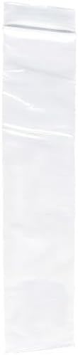 Plymor 2" x 9" Zipper Reclosable Plastic Bags, 2 Mil, Pack of 200