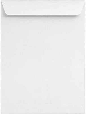 LUXPaper 9 x 12 Open End Envelopes | Bright White | 28lb. Text | 50 Qty