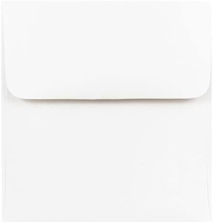 Square Envelopes Die Cut Greeting Envelopes, Fits 5.5 x 5.5 Inch Cards, Bright White 20 Pack, 5.5x 5.5 Inches