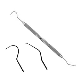SurgiMac 17/23 Dental Explorer, Double-Ended, Stainless Steel, Eco Series, 1-Pack Diagnostic Instrument
