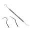 SurgiMac 17/23 Dental Explorer, Double-Ended, Stainless Steel, Eco Series, 1-Pack Diagnostic Instrument