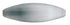 Cole-Parmer Egg-Shaped Stir Bar, 2-1/2" L x 3/4" Dia, 1/Pk