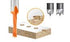 Amana Tool Carbide Tipped Brad Pt. Boring Bit, L/H 5mm Dia x 57mm Long x 10mm Sh, 305005