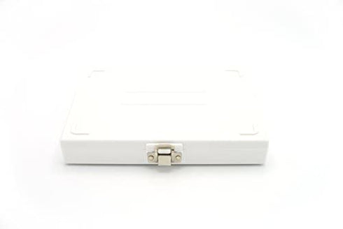 Heathrow Scientific HD15994E White Cork Lined Microscope Slide Box, 100 Place, 8.25" x 7" x 1.3"