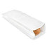 Packaged - 5 1/4" x 3 1/4" x 18" Plain White Paper