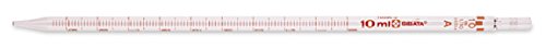 Sibata 2011A-5 5mL Serological Pipets, Class A, Reusable Glass, Color-Coded Blue - To Deliver (Pack of 12)