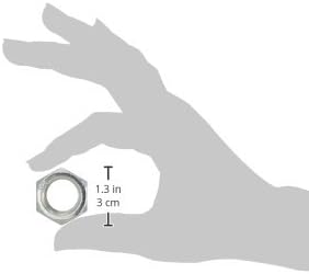 Thin Pattern Nylon Insert Lock Nuts, 3/4-16, Piece-5, 014973323363