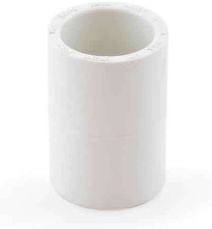 PVC Pipe Coupling, 1/2 inch Socket Pipe Fitting for Plumbing, 1/2 PVC Coupling Pipe Connectors, Sch 40 PVC Fittings