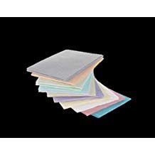 Medicom Dental Bib, 3-Ply Paper + 1-Ply Poly, 13" x 18", Aqua 500