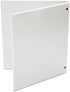 Universal Round Ring Economy Vinyl View Binder, 1/2-Inch Capacity, White (UNV20952PP)