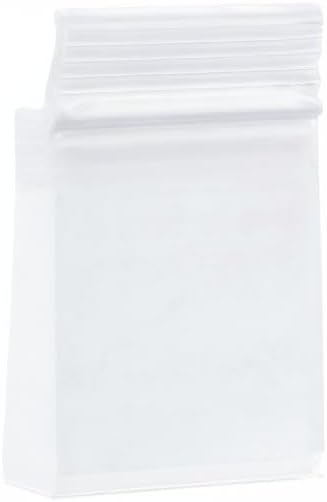 Plymor 2.5" x 3" Heavy Duty Zipper Reclosable Plastic Bags (Pack of 200), 4 Mil
