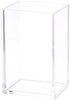 Clear Acrylic Pencil Pen Holder Cup, Clear Makeup Brush Holder, Acrylic Desk Accessories for Office