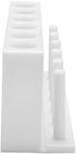 Hilitand Test Tube Rack, 6 Holes Plastic Holder for Drying Tubes Less Than 25mm, White