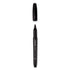 Universal Pen Style Permanent Markers, Fine Point, Black, Dozen