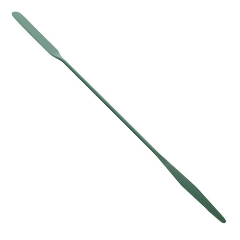 PTFE Coated Lab Spatula - 1.5" Flat Taper & 1.25" Flat Round Ends, 1/Pk