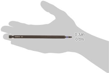 Irwin Tools 1837483 Impact Performance Series Square Recess Power Bit #2, 6" by IRWIN