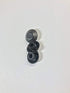 Flush Mount Black Plastic Body and Sheet Metal Hole Plug, 1/4" (0.25 inch), Qty 25