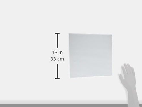 Samsill Durable 3 Inch Binder, D Ring Binder, Customizable Clear View Cover, White, Holds 625 Pages