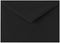 LUXPaper 4Bar A1 Pointed Flap Invitation Envelopes - 3 5/8" x 5 1/8", Midnight Black, 50 Qty