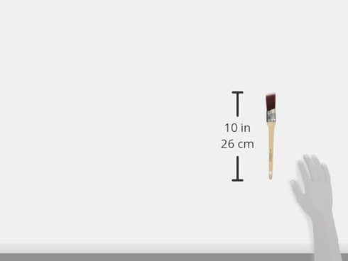Linzer 0100 Pro Impact 2163 Square End Sash Paint Brush, 1 in Width, Angular Chiseled Polyester, Multicolor by Linzer