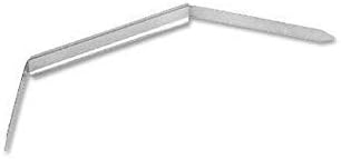 OLYMPX 100 Pcs Premium Metal Prong Paper Fastener Bases, 2” Capacity, 2.75 Inch Base for Paper File Clip