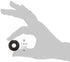 Hydrofarm HGGR50 (25 Pack), 1/2" Black Rubber Grommet