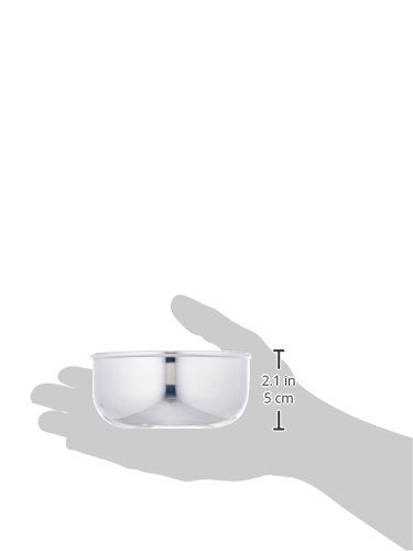 Graham-Field Sponge Bowl - Medical Stainless Steel with Seamless Construction Basin, 4 1/2" Width x 2" Depth, 12 oz Capacity,3248