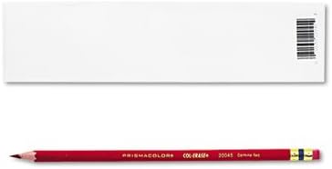 Prismacolor : Col-Erase Pencil with Eraser, Carmine Red Lead/Barrel, Dozen -:- Sold as 2 Packs of - 12 - / - Total of 24 Each