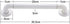 ALDEPO 2, 40cm) Grab Bars New Stainless Steel Handrail Stair Railing Bathroom Safety Elderly Disabled Non-Slip Shower