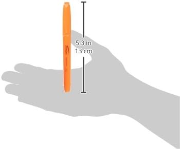 Integra Pen Style Fluorescent Orange Highlighters - Pack of 12