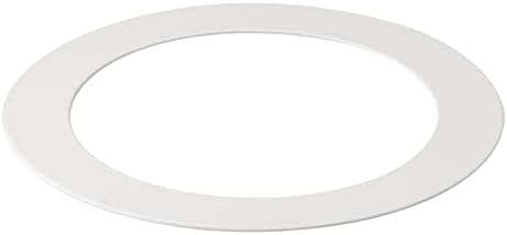3.3 inch 4.3 inch, Kichler Direct-to-Ceiling Universal Goof Ring - White Material (Not Painted)