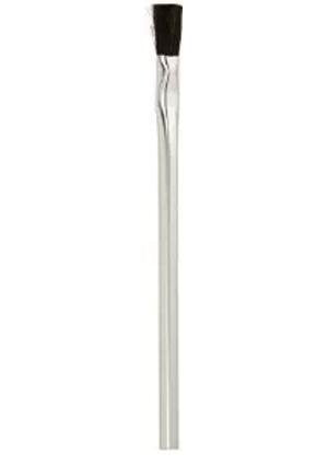 Acid/Flux Brush, Tin Ferrule, Soft Plastic Hair, 4.5 Inch Length, 5/16 Inch Width (Pack of 30 Pieces)
