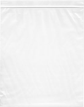 Plymor 10" x 12" Zipper Reclosable Plastic Bags (Pack of 200), 2 Mil