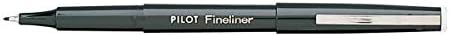 Pilot Fineliner Markers, Fine Point, Black Ink, 12 Pens, Airtight Cap