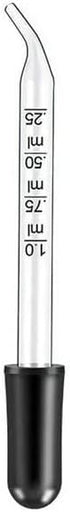 Transparent 1ml Eye Dropper Glass Liquid Dropper for Essential Oils, Pipettes for Resin Lab Bottles and Jars