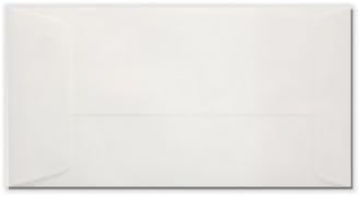 LUXPaper #14 Policy Business Envelopes | 5" x 11 1/2" | White | 28lb. Text | 50 Qty
