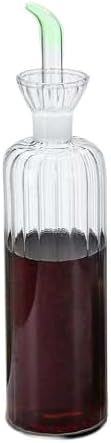 LumaGrove Oil and Vinegar Dispenser Glass, Borosilicate Glass Olive Oil Vinegar Dispenser with