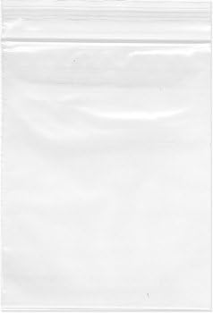 Plymor 2 Mil Zipper Reclosable Plastic Bags, 4" x 5" (Case of 1,000)