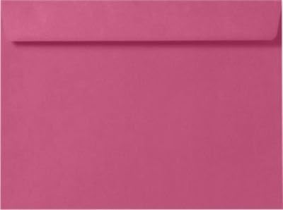 LUXPaper 6 x 9 Booklet Envelopes | Magenta Pink | 80lb. Text | 50 Qty