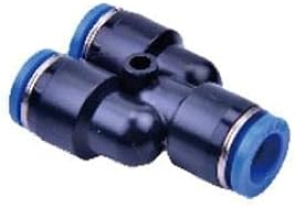 5 pc Y Union 10mm 3/8" Splitter Pneumatic Connector Push In Fitting Air Hose Tube