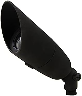 9 Inch In Ground Stake with Solid Brass 0.5 Inch NPT Thread and Side Wireway for Easy Installation, Non-Corrosive